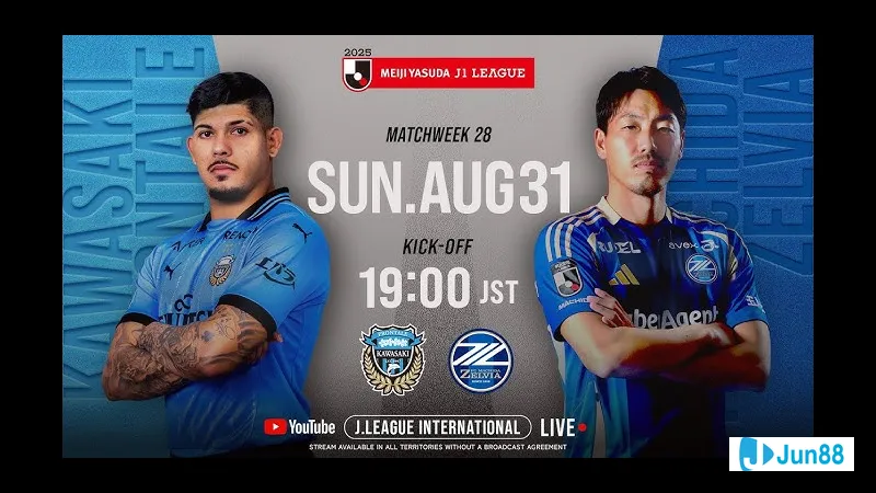 Kawasaki Frontale vs Machida Zelvia diễn ra vào lúc 17h00 ngày 31/8